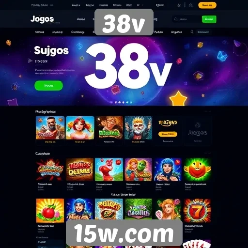 Avaliação do design do site de jogos 38v